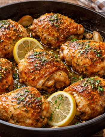 baked garlic chicken thighs