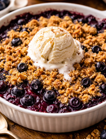 blueberry dessert crumble recipe