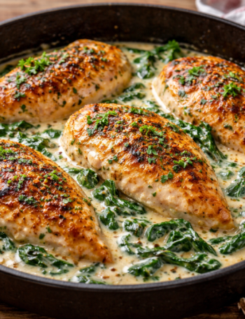 creamy spinach chicken recipe