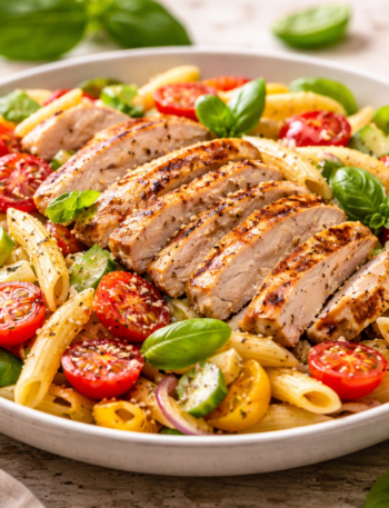 grilled chicken pasta salad